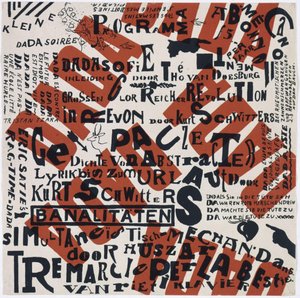 クライネ・ダダ・イブニング、1922 作： Theo van Doesburg