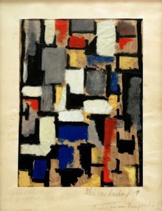 内側のレナ」作曲のための習作 XIII 作： Theo van Doesburg