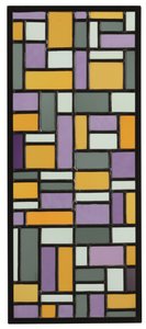 ステンドグラスコンポジションVIII 作： Theo van Doesburg