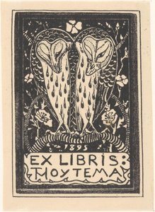 Theo van Hoytema の Ex libris 作： Theo van Hoytema