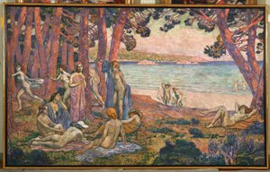 海沿いの入浴者、1907-08