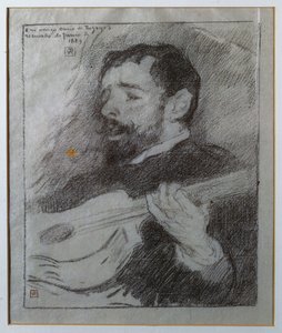 ギタリスト 作： Théo van Rysselberghe