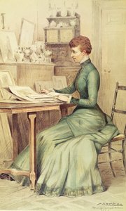 HRHプリンセスオブウェールズ（後のアレクサンドラ女王）、マルボロハウス、バニティフェア、1882年 作： Theobald Chartran