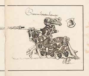 トーナメントに関する本: Jouster Facing Left