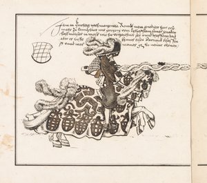 トーナメントに関する本: Jouster Facing Right 作： Theobald Senefelder