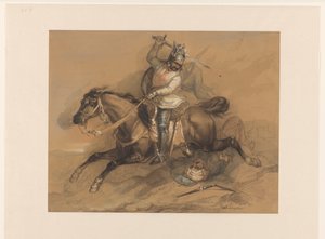 トルコ兵を倒す十字軍 作： Theodoor Schaepkens