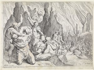 トロイの陥落後、ギリシア人が乗り出す オデュッセウスの作品（シリーズタイトル） 作： Theodoor van Thulden