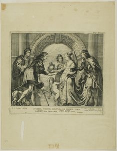 オーストリア王マクシミリアンとブルゴーニュ公マリアの結婚 作： Theodoor van Thulden