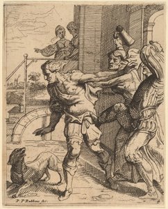 居酒屋を追い出された放蕩息子 作： Theodoor van Thulden after Sir Peter Paul Rubens