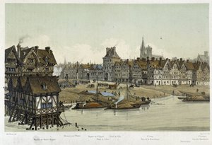 ホテル・ドゥ・ヴィル・ド・パリの眺め 作： Theodor Josef Hubert Hoffbauer