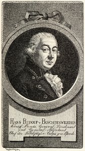 Johann Hans Rudolf von Bischoffwerder 1741-1803。