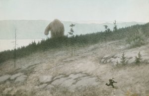 アッシュ・ラッドとトロール 作： Theodor Kittelsen