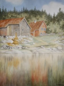 ファリスのゴプレダルより（紙に水彩） 作： Theodor Kittelsen