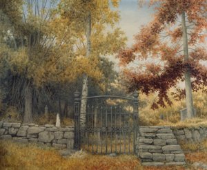 ブローテバッケンの教会ヤード 作： Theodor Kittelsen