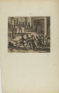 (ヤコブス・アルマグルスとフェルディナンド・ピサロ、.... 作： Theodor de Bry