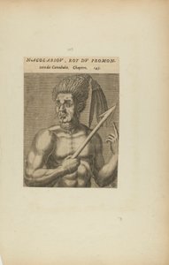 ナコル＝アブソフ、プロモン卿の王-/etoire des....(書籍『Les Vrais Pourtraits et Vies des Hommes Illustres』より) 作： セオドア・ド・ブライ
