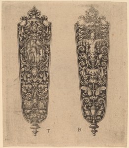 ナイフ柄飾り 作： Theodor de Bry