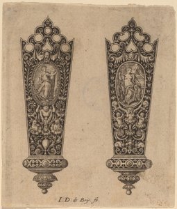 ナイフ柄飾り 作： Theodor de Bry