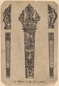 ナイフ柄飾り 作： Theodor de Bry