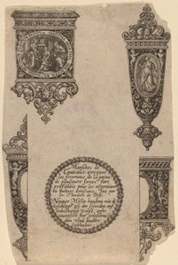 ナイフ柄飾り 作： Theodor de Bry
