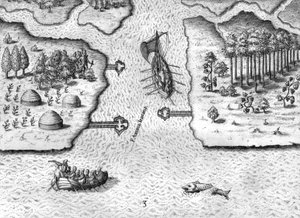 フレンチリーブス5月川 作： Theodor de Bry