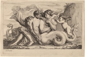 サイレンとトリトン 作： Theodor van Kessel after Sir Peter Paul Rubens