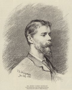 アーネスト・アルバート・ウォーターロー氏（彫刻 作： Theodore Blake (after) Wirgman