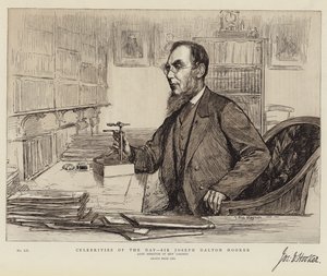 今日の有名人、ジョセフダルトンフッカー卿 作： Theodore Blake Wirgman