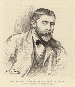 新しく選出されたARA、アルフレッドパーソンズ氏 作： Theodore Blake Wirgman