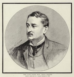 後期右名誉セシルロードス 作： Theodore Blake Wirgman