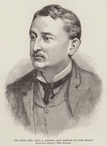 ケープコロニーの後期首相、セシルJロードス氏 作： Theodore Blake Wirgman