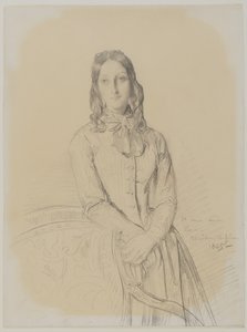 ラヴェソン夫人の肖像 作： テオドール・シャッセリオー