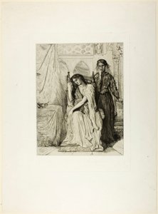 柳の歌、オセロのプレート9 作： Théodore Chassériau