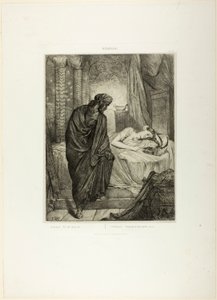 それでも彼女は死ななければならない、オセロのプレート 11 作： Théodore Chassériau