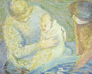 子供の入浴 作： Theodore Earl Butler