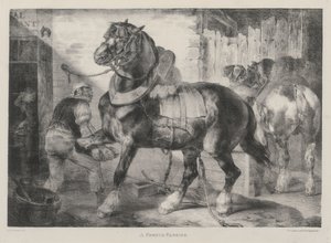 フランスの蹄鉄師 作： Theodore Gericault