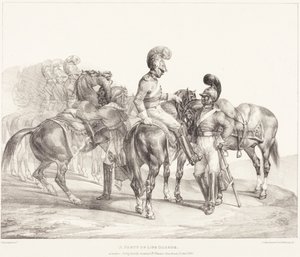 ライフガードの一団 作： Theodore Gericault