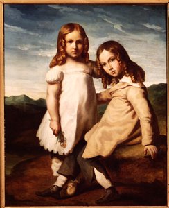 1816〜17歳の妹、エリザベスと子のアルフレッドデドリュー（1810〜60歳） 作： Theodore Gericault