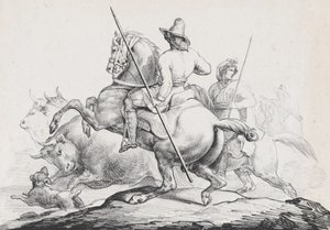 ローマの肉屋、1817年。 作： Theodore Gericault