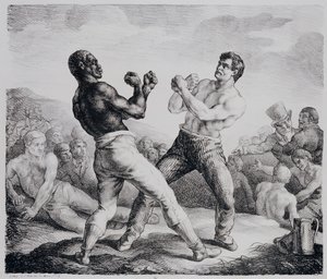 ボクサー、1818年 作： Theodore Gericault