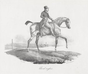 英国の馬（An English Horse） 作： Theodore Gericault