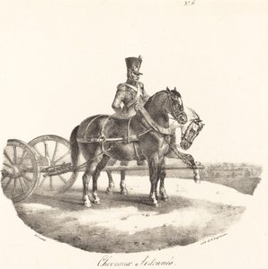 アルデンヌの馬 作： Theodore Gericault