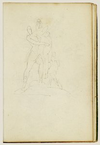 3人の人物のグループ 作： Theodore Gericault