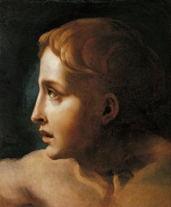 青年の頭 作： Theodore Gericault