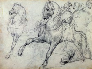 馬 作： Theodore Gericault