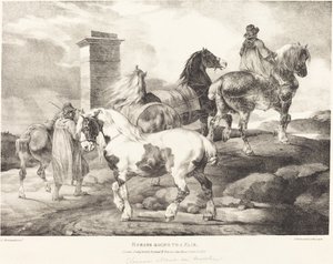 フェアに行く馬 作： Theodore Gericault
