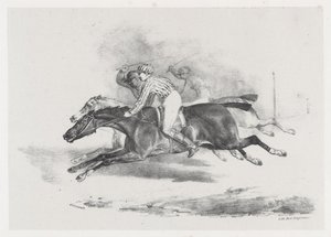 『ラ・コース』（レース） 作： Theodore Gericault