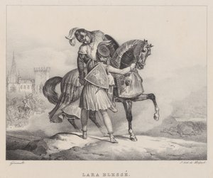ララが負傷（Lara Wounded） 作： Theodore Gericault
