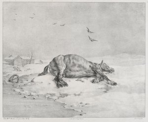 『死んだ馬』（The Dead Horse） 作： Theodore Gericault
