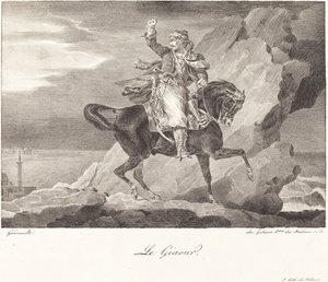 Le Giaour (異教徒) 作： Theodore Gericault